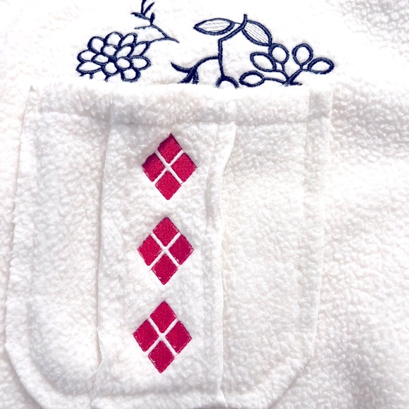 POL Jacket embroidered Sherpa jacket WarmCozy New Oversized Boutique - Picture 5 of 16